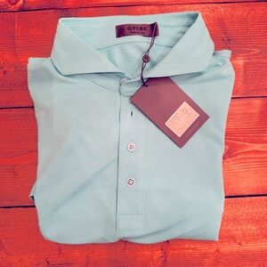 G/FORE Tech Pique Polo - Tailored Fit - Sardinia Blue - Size Large